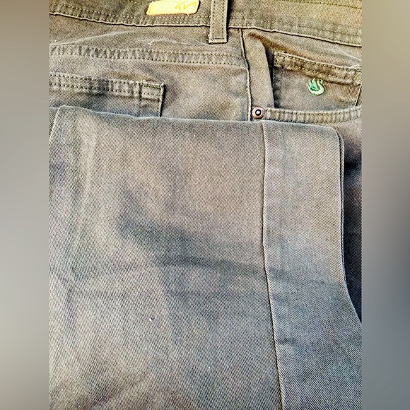 🌹🌹Gloria Vanderbilt Amanda Forest Green Jeans Size 14🌹🌹 - Picture 6 of 8